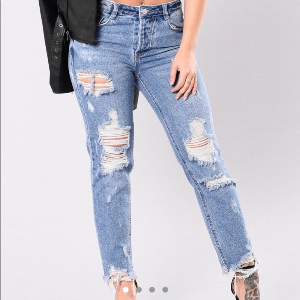 Fashion Nova “From Him” Jeans - Medium Wash